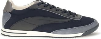 Brunello Cucinelli Blue Lace-up Suede Sneakers