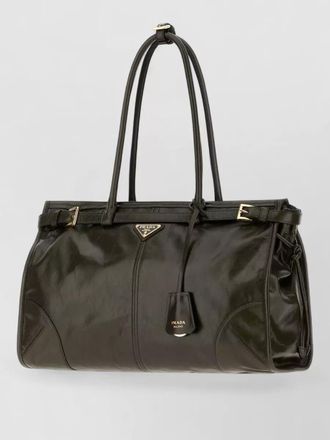 Prada bonnie leather tote bag