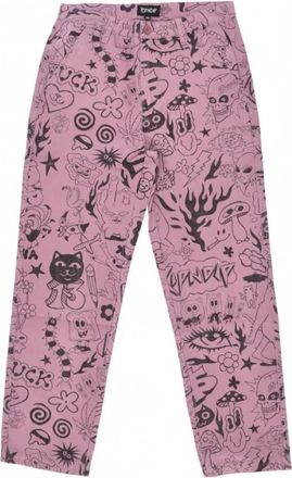 Ripndip Rechte broek - Heren - Straight fit broeken - Roze - W36 - Broeken