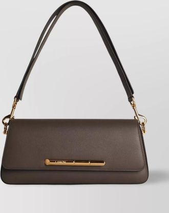 Lanvin lanvin logo leather shoulder bag