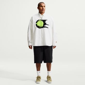 Nike Mens Club Rules French Terry Shorts in Black | IQ8422-010