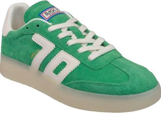 Back70 Womens Boston 2505 Low Top Sneakers In Green
