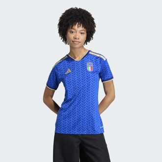 adidas Fussballtrikot ADIDAS PERFORMANCE ITALIEN 26 HEIMTRIKOT, Damen, Gr. XXL, bold blau, Obermaterial: 100% Polyester, normal, Rundhals, Trikots Fussballtr