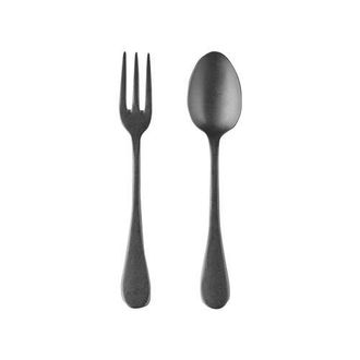 Mepra Vintage Serving Set - 2 Pieces in Black Gold at Nordstrom