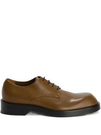 Jil Sander Derby in pelle - Marrone