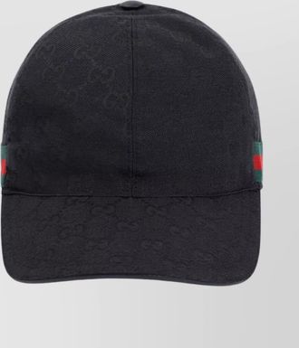 Gucci monogram pattern baseball hat