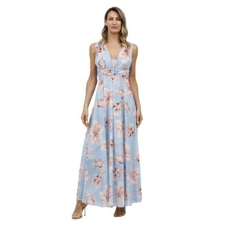 Corte dei Gonzaga Abito - Dames - Maxi kleedjes - Blauw - M - Kleedjes