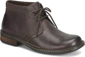 B&oslash;rn Harrison Plain Toe Chukka Boot in Dark Brown at Nordstrom, Size 10.5