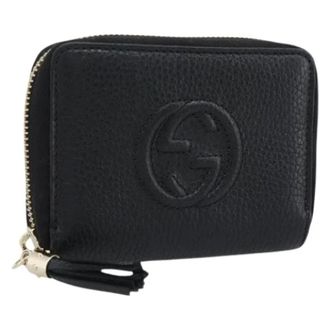 Gucci Pre-owned Wallets, female, Black, Size: ONE SIZE Pre-owned Coin Purse