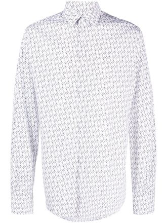 Karl Lagerfeld Camicia Karl Signature - Bianco