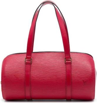Louis Vuitton Pre-owned Epi Soufflot - Dames - Vintage Handtas - Rood - ONE Size - Leer - Vintage