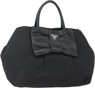 Prada Pre-owned Vintage Nylon Handtas - Dames - Vintage Handtas - Zwart - ONE Size - Nylon - Vintage