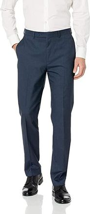 Calvin Klein Mens Slim Fit Dress Pant Mens Clothing Navy : 34W x 29L, Polyester/Rayon/Spandex