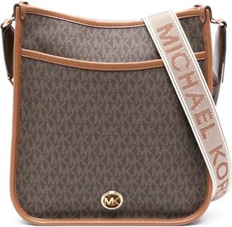 Michael Kors Cross Body Bags - Dames - Schoudertassen - Bruin - ONE Size - Polyester - Tassen