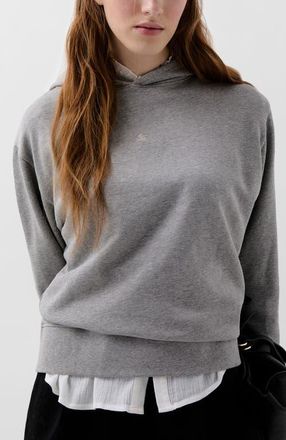 Scalpers Basic Fade Hoodie Sweater in Greymelange at Nordstrom, Size Large Eu