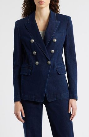 Kobi Halperin Cera Double Breasted Denim Jacket in Indigo at Nordstrom, Size X-Large