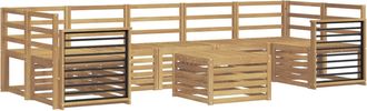 vidaXL Juegos De Sof&aacute;s Madera De Acacia S&oacute;lida Vidaxl