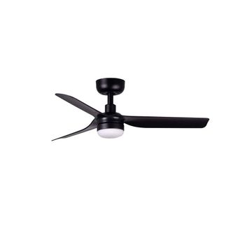 Netlighting Mini Punt 90cm LED Ceiling Fan Matt Black CCT
