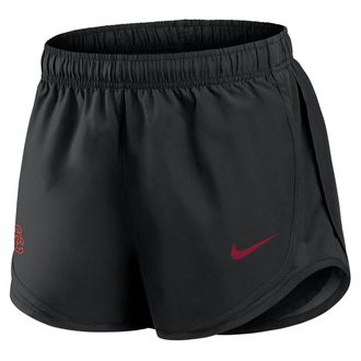 Nike USC Tempo Nike Womens Dri-FIT College Shorts in Black | 04PK00ASCJ-FN8