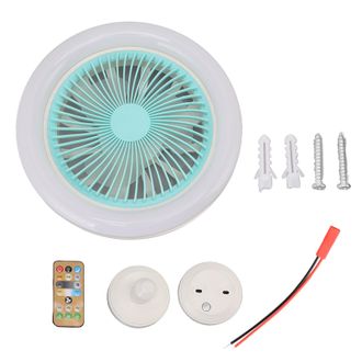 OEM Ventilador De Techo Peque&ntilde;o De 9,8 Pulgadas Con Luz Led, Casquillo E27, 36 W, Silencioso Y Ajustable, Ideal Para Habitaciones Infantiles Y Dormitorios