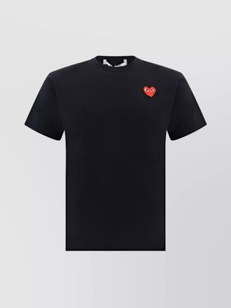 Comme Des Gar&ccedil;ons cotton logo-patch t-shirt