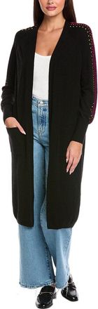 Brodie Stardust Longline Cashmere Cardigan