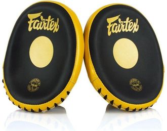 OEM Fairtex Fmv15 - Protectores De Boxeo Negros Y Dorados