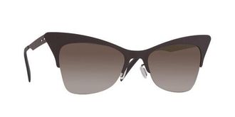 Italia Independent II 0504 CRK.044 Womens Sunglasses Brown Size 51