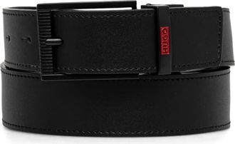 HUGO BOSS Cintura con fibbia intercambiabile - Nero