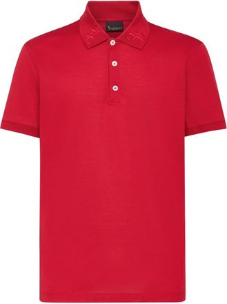 Billionaire Boys Club Tops, Heren, Rood, S, Katoen, Polo Shirt SS
