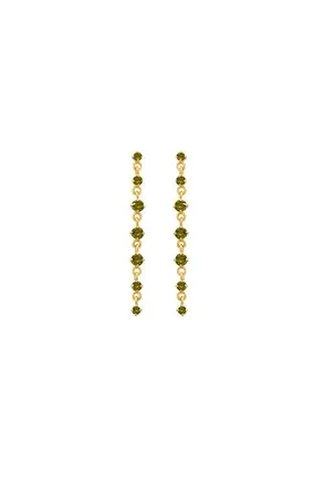 Peracas Soho Drop Earrings in Olive Green at Nordstrom