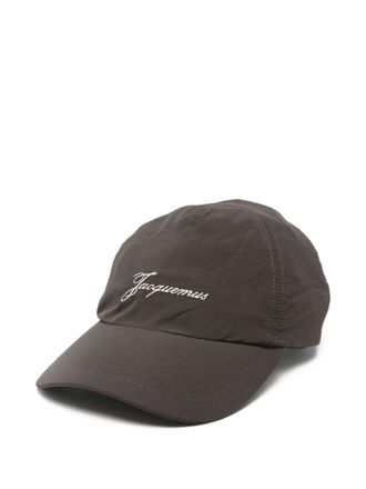 Jacquemus Baseballpet met Jacquemus-logo