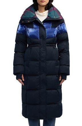Scotch & Soda Kaatye Core Fit Water Repellent Maxi Puffer Coat in Night at Nordstrom Rack, Size Large
