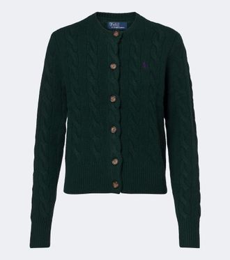 Polo Ralph Lauren Cable-knit wool and cashmere cardigan