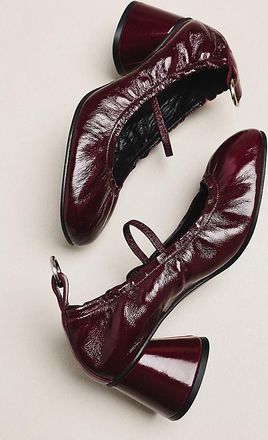 Alohas Rhiane Mary Jane Block Heels