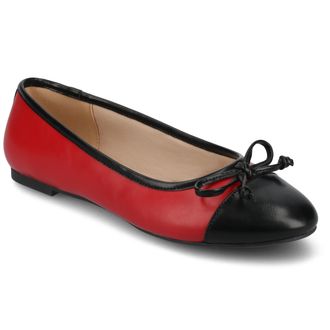 Journee Collection Womens Kaiah Ballet Wide Width Dress Flats