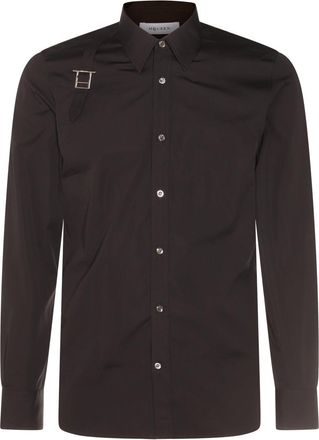 Alexander McQueen Shirts Blacks And Greys-Uomo