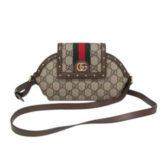 Gucci Pre-owned Canvas gucci-bags - unisex - Vintage Schoudertas - Beige - ONE Size - Vintage