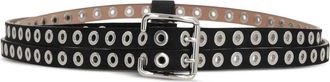 Alaia DOUBLE BIKER BELT IN NUBUCK - Alaia - Woman