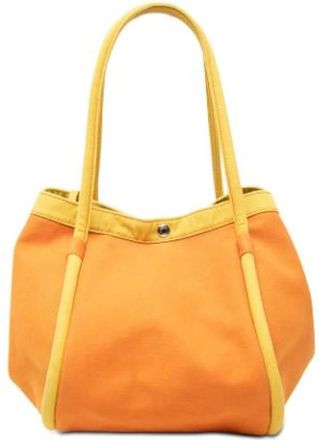 Herm&egrave;s Pre-owned Lindy Beach Bag - Dames - Vintage Shopper - Oranje - ONE Size - Vintage