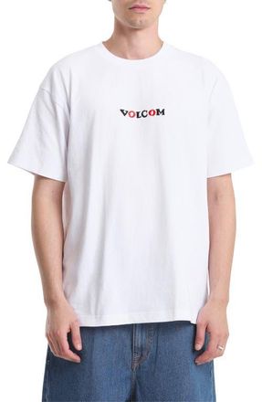 Volcom x Seth Conboy Embroidered Graphic T-Shirt in White at Nordstrom, Size X-Large
