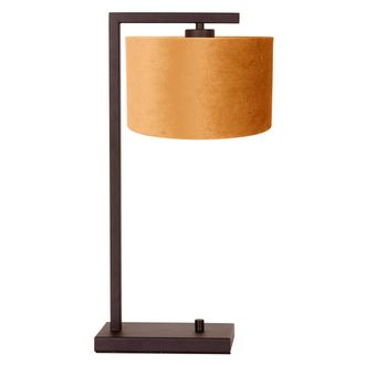 Steinhauer L&aacute;mpara De Mesa - Marr&oacute;n - Stang - Metal Velours Tejido - L&aacute;mpara