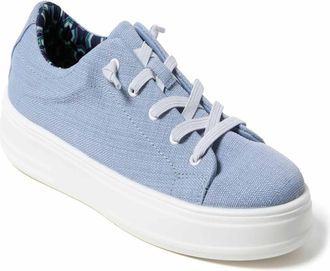 Dearfoams Womens Mabel Woven Slip On Sneaker