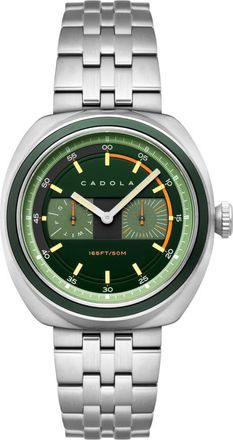 Cadola Giulia GMT Quartz Green Dial Mens Watch CD-1043-22
