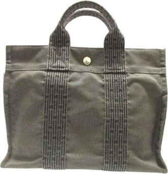 Herm&egrave;s Pre-owned Tote bag - Dames - Vintage Shopper - Grijs - ONE Size - Vintage