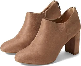 Chinese Laundry Chinese Laundry Logic Boot Women 9.5 Taupe Suede Block Heel Ankle Booties KHD750