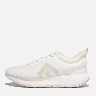 FitFlop Womens FitFlop FFRunner Sneakers Urban White Mesh Running Shoes ZAP150