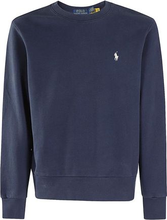 Polo Ralph Lauren Sweatshirt met lange mouwen - Heren - Sweatshirts & Hoodies - Blauw - Maat: S Katoen