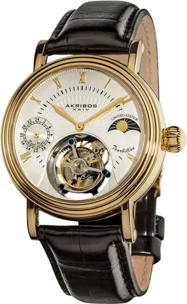 Akribos XXIV Mens Dress Automatic White Dial Mens Watch P50113