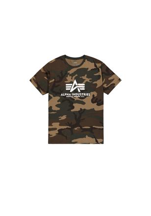 Alpha Industries T-Shirt ALPHA INDUSTRIES Basic T-Shirt BL Camo, Herren, Gr. XXL, bunt (wdl camo 65), Obermaterial: 100% Baumwolle, Shirts T-Shirt